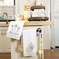 thumbnail image 4 of Easter Kitchen Towels Set of 2,Colorful Bunny Carrots Dish Towels 18x26 Inch Drying Dishcloth,Farmhouse Home Seasonal Spring Decorations, 4 of 6