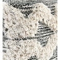 thumbnail image 3 of Kadin 18" Wide Square Black Pouf by Kosas Home, 3 of 3