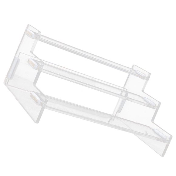 ONAPARTER Acrylic Display Stand Trays for Cupcake Holder Perfume Skincare Shelf Organizer Dresser Stands Storage Container (As Shown)