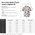 thumbnail image 5 of Kdxio Men's Hawaiian Shirt for Men Short Sleeve Shirt Strawberry Summer Casual Holiday Beach Button Down T-Shirts, 5 of 7