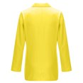 thumbnail image 4 of Vedolay Jackets for Women Suit Jackets for Women Fashion 2023 Casual Long Sleeve Open Front Work Blazer Jackets with Pockets,Yellow XXL, 4 of 4