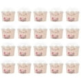 thumbnail image 1 of 50 Sets Disposable Yogurt Bowl Paper Ice Cream Cups Bowls Lidded Cake Bowls, 1 of 6