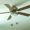 thumbnail image 2 of 2pcs Ceiling Fan Pull Chain Hanging Light Pull Chain Metal Pull Chain Extension, 2 of 8