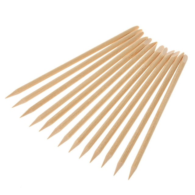 Tool 100PCS Nail Art Wood Sticks Wooden Cuticle Remover Pusher Manicure Pedicure Tool Disposable