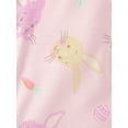 thumbnail image 2 of The Children's Place Baby & Toddler Girls Long Sleeve Easter Footed Onesie, Sizes NB-5T, 2 of 3