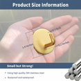 thumbnail image 4 of Adhesive Hooks Heavy Duty Waterproof in Shower Hooks for Hanging Loofah, Towels, Clothes, Robes for Bathroom Removable Adhesive Wall Hooks Door Hook Stainless Steel Stick on Hooks 4 Pcs (Gold), 4 of 14