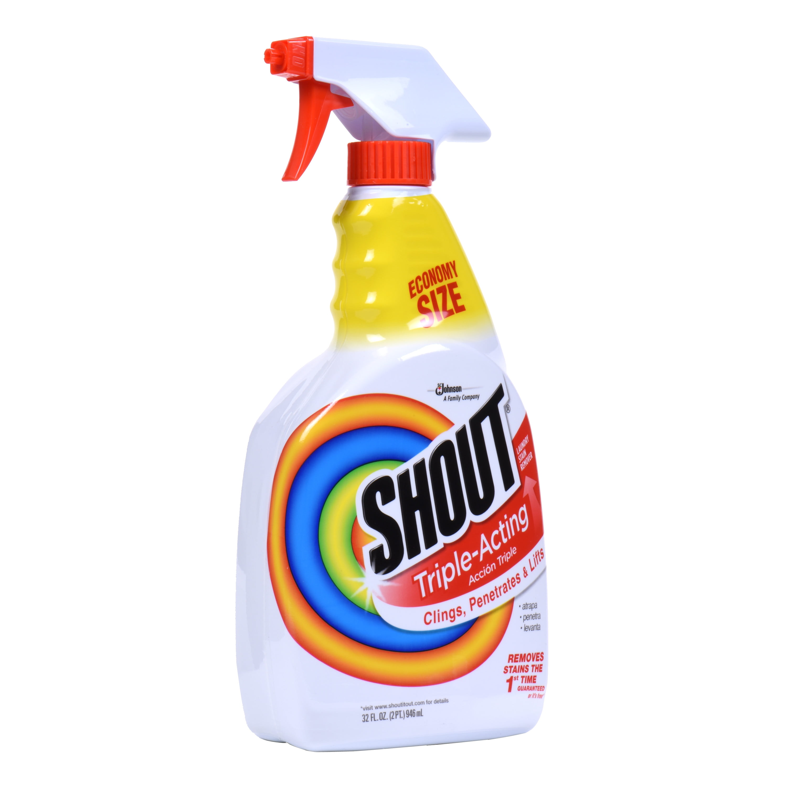 Shout 32 fl. oz. Trigger Fabric Stain Remover 308680 - The Home Depot