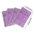 thumbnail image 3 of 4Pcs Reusable Ultra‑Thin Ice Packs for Lunch Boxes & Cooler, Leakproof Foldable Cooling Packs, Space‑Saving Cold Packs for Food Storage, Picnic, 3 of 9