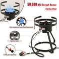 thumbnail image 3 of Feasto 10 Qt Aluminum Outdoor Propane Gas Fish Fryer Pot Kit with Strainer Basket, 50,000 BTU Burner, Adjustable 0-5 PSI Regulator, Perfect for Boiling and Frying, 3 of 9