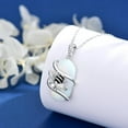 thumbnail image 3 of JKR Opal Bear/Panda/Cat/Koala/Sloth/Cardinal/Unicorn Necklace 925 Sterling Silver Opal Animal Pendant Jewelry Birthday Gifts Women Her, 3 of 7
