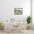 thumbnail image 2 of Stupell Industries Boho Plant Scene with Cacti and Succulents in Geometric Pots Watercolor Jet Black Framed Floating Canvas Wall Art, 16x20, by Grace Popp, 2 of 5