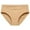 Beige, variant on Matoen Women's Underwear Breathable Soft Nylon Seamless Full Coverage Modern Brief Panties