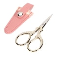 thumbnail image 1 of Stainless Steel Embroidery Scissors Set - Ergonomic Design Craft Scissors with Leather Cover, Crafting Tool for Sewing and Knitting, 1 of 7