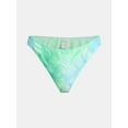 thumbnail image 5 of No Boundaries Hi Leg Textured Bikini Bottoms, Women’s, 5 of 5