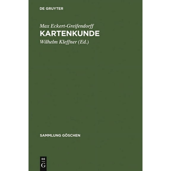 Sammlung GÃ¶schen Kartenkunde, Book 30, (Hardcover)