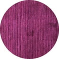 thumbnail image 1 of Ahgly Company Indoor Round Abstract Pink Modern Area Rugs, 5' Round, 1 of 4