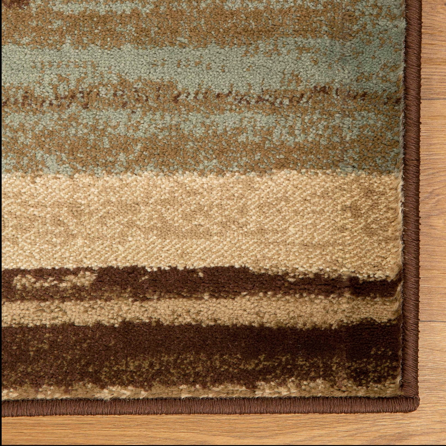 Superior Fulgor Abstract Lines Indoor Area Rug, Taupe, 7' x 9'