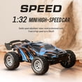 thumbnail image 4 of 1:32 Escala 20km / H Control Remoto De Control De Alta Velocidad Rc Juguetes De Coche 2pcs Baterías Sunnimix Camión de carreras RC offroad, 4 of 8