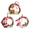 thumbnail image 2 of Vikakiooze 2022 Christmas Decorations Santa Claus Small Vines Circle Wreath Pendants Children's Christmas Gifts Wreath Christmas Tree Pendants, 2 of 9