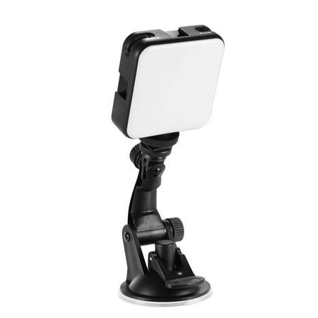 Image of Suzicca W64 Video Conference Kit with 6W Bi-color Vlog 2500K-6500K Dimmable Rechargeable 3 Cold Shoes + Suction Cup Mount for Laptop Live Streaming Online Meeting