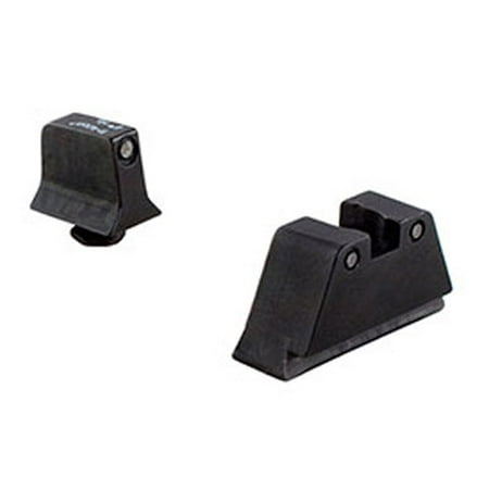 Trijicon Bright & Tough Night Sight Suppressor Set Glock 17-39 Models, Black Front / Black Rear with Green Lamps -