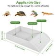 thumbnail image 3 of Tortoise Bathing Basin Small Size, Water Food Bowl With Terraced Design, For Yellow Edge Box Turtles, Semi Aquatic Turtles, Reptiles, Lizards, 3 of 7