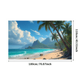 thumbnail image 3 of Scenic Tropical Backdrop Beach Landscape Photography Nature Panorama for Travel Wedding Event, 3 of 8