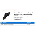 thumbnail image 2 of Camshaft Position Sensor - Compatible with 2005 - 2006 Chevy Uplander 3.5L V6, 2 of 2