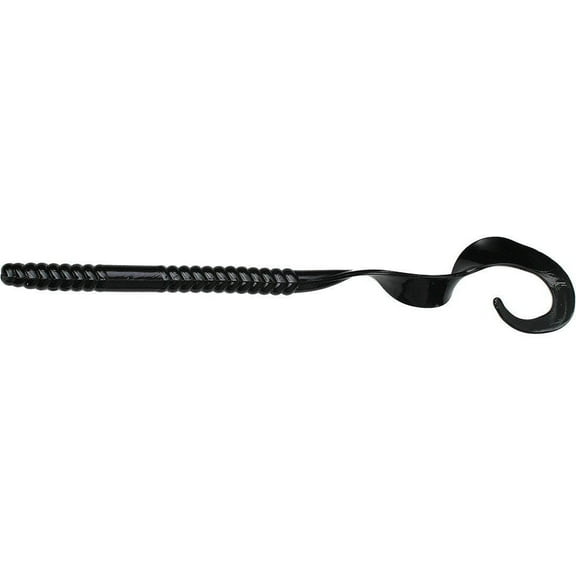 Gambler Ribbon Tail Worms (Black, 13 inch)