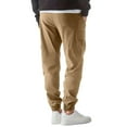 thumbnail image 3 of Men’s Casual Cargo Jogger Pants with Elastic Waistband Drawstring Multiple Pockets Relaxed Fit Lightweight Material Tapered Leg Design, 3 of 3