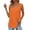 Orange, variant on Yubnlvae Light Blue Summer Tank Tops for Women 2025 Loose Fit Pleated Square Neck Sleeveless Shirt Curved Flowy Vest Basic Cotton Tee, L