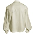 thumbnail image 4 of Camisas sólidas para hombre, Camisa de manga larga victoriana Steampunk Vintage para hombre, Camisas con cuello de volantes para hombre, Camisa Retro para boda de rendimiento para hombre Sincero Hogar, 4 of 6