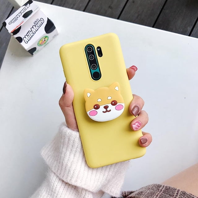 Funda de silicona 3D con soporte para teléfono de dibujos animados para huawei p40 pro p30 p20 lite pro p50 p8 p9 p10 lite plus 2017 2016 lindas fundas con soporte Tan Jianjun unisex