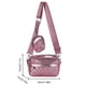 thumbnail image 5 of Bolsos cruzados para mujer Bolsos de moda para mujer Bolso cuadrado pequeño informal (Púrpura) Sywqhk Para Estrenar, 5 of 8