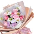 thumbnail image 5 of Luxury Soap Bouquet, Scented Simulation Rose Artificial Flowers for Teachers' Day Birthday Mother's Day Party Gift , Light Pink, 5 of 7