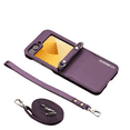 thumbnail image 2 of Leather Crossbody Wallet Case For Samsung Galaxy Z Flip 6,iPhone 15 Pro, 2 of 7