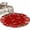 Green Red, variant on Valentine's Day Love Heart Round Area Rug 3.3Ft Washable Circle Rugs for Dining Room Table, Eucalyptus Red Love Heart Non-Slip Carpet Floor Mats Indoor Outdoor Carpet Runner Aesthetic Home Decor