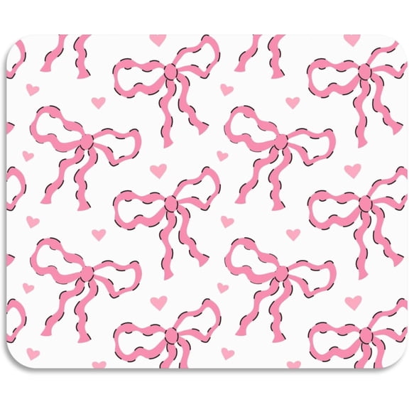 Dish Drying Mats Super Absorbent Pink Bows Hearts Magical Mat Decor,Anti-Slip Drying Mat for Kitchen Counter 18x16inch