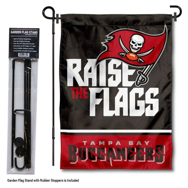 Buccaneers Raise The Flags Garden Flag And Flag Pole Stand Bundle Walmart Com Walmart Com