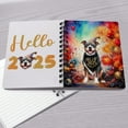 thumbnail image 4 of Hello 2025 Pitbull Celebrates Happy New Year Firework Balloon Spiral Bound Journal Terrier Dog Lover 5x7in Spiral Notebook - 02024, 4 of 5
