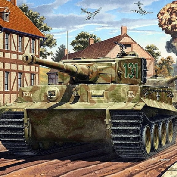 Academy 13287 Tiger I Mid-Production 'Normandy 75th Anniversary' 1/35 Scale Kit