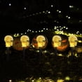 thumbnail image 7 of KyFree Halloween Decoration, 5PK Holiday Skull Pathway Lights, Waterproof & Battery Operated Skull Stake Lights for Holiday Decorations Outdoor Garden Yard Pathway Decor, 7 of 7