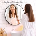 thumbnail image 5 of 32" Wall Mirror Bathroom Mirror Wall Mounted Round Mirror, Black, 5 of 12