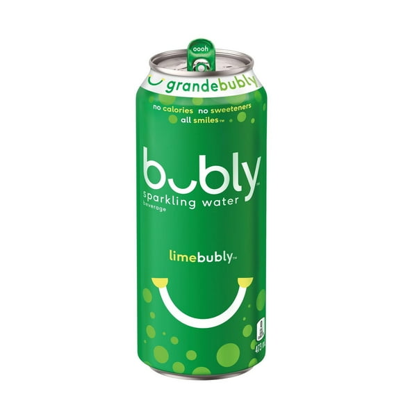 Bubly Lime Sparkling Water 473mL, Can, 473 mL