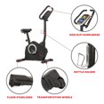 thumbnail image 3 of Sunny Health & Fitness Magnetic Upright Exercise Bike, Programmable Monitor And Pulse Rate Monitoring - SF-B2883, 3 of 7