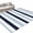 Navy blue light blue, variant on Area Rugs 2.7'x5', Black Gray Striped Carpet Runner Indoor Outdoor Rugs Home Decor Aesthetic, Farmhouse Stripe Art Non Slip Mats Washable Accent Rug for Living Room Bedroom