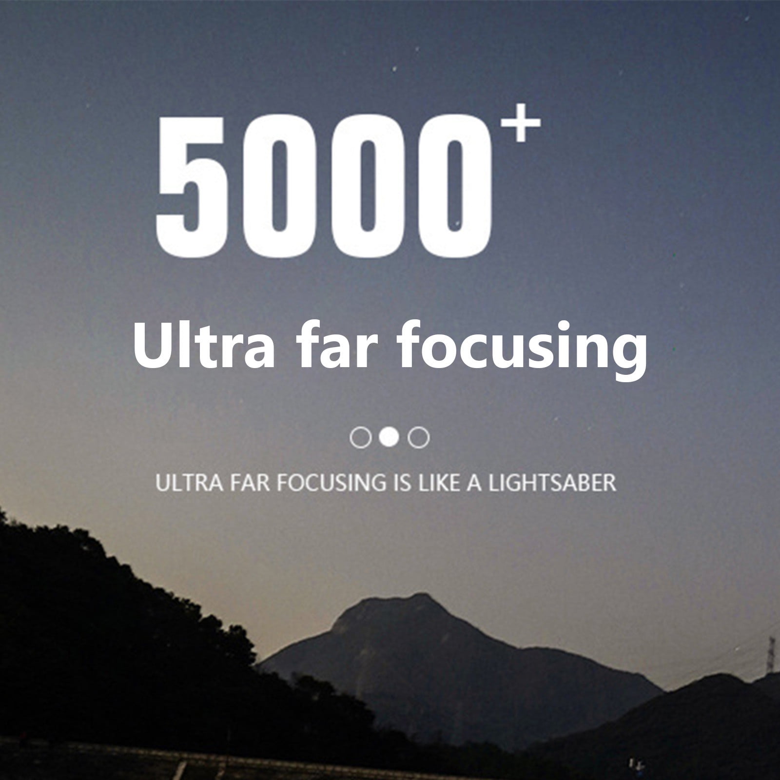 High-Power 100000 Lumens Rechargeable Flashlight with LCD Display, USB Charging, 3 Modes, Waterproof Aluminum Torch for Camping and Emergencies