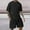 Black, variant on TMOYZQ Men's 2 Piece Outfits Short Sleeve Crewneck Summer T Shirt and Drawstring Casual Track Shorts Sets