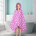 thumbnail image 6 of Cute Halloween Ghosts Pattern Hooded Bath Towel，50"x30" for Ages 3 To 12 Kids, Quick Dry Lightweight Soft Microfiber Hood Beach Towel Cover Up for Kids, 6 of 7
