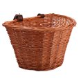 thumbnail image 3 of Minkissy D Shape Wicker Bike Carrier Detachable Front Handlebar Storage For Kids Honey 1Set, 3 of 6